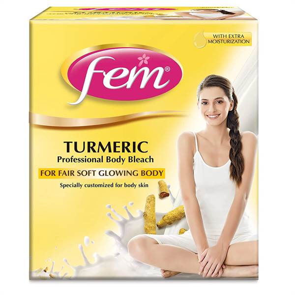 Fem Turmeric Body Bleach For Fair Soft Glowing Body